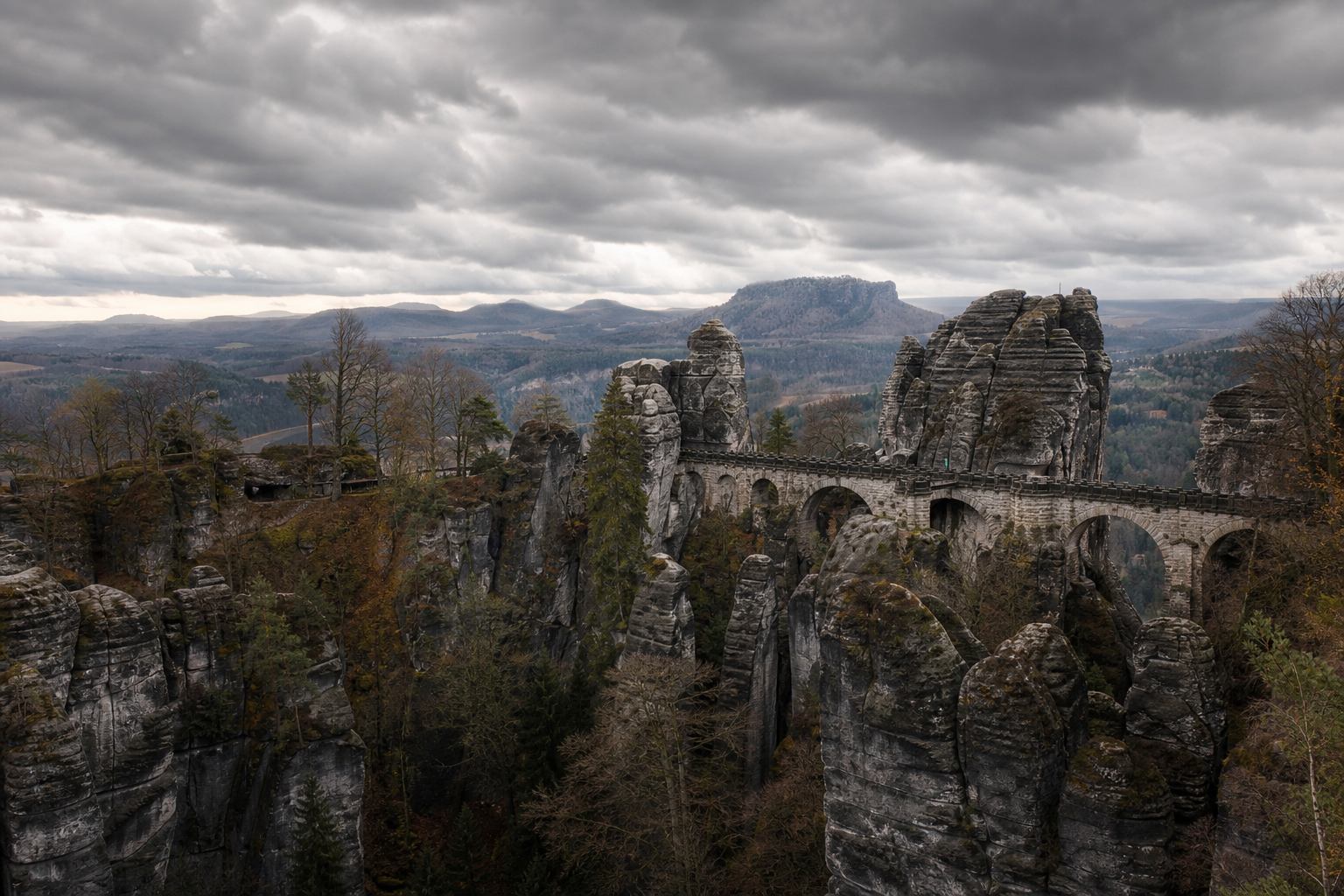 Basteibrücke in der Sächsischen Schweiz